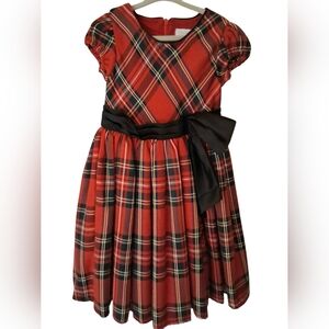 TRISH SCULLY Royal Stewart Tartan Plaid Size 6 Dress